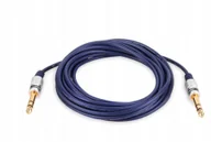 Kable komputerowe i do monitorów - Przewód jack 6,3mm wtyk-wtyk 1m MK61 stereo Vitalc - miniaturka - grafika 1