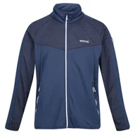 Bluzy męskie - Bluza Trekkingowa Oddychająca Regatta Męska Techniczna RML233 Granatowa S - miniaturka - grafika 1