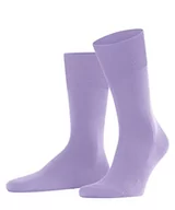 Skarpetki damskie - FALKE Mężczyźni Skarpety ClimaWool M SO Trwały Lyocell Wełna jednokolorowe 1 Para, Fioletowy (Lupine 6903), 41-42 - miniaturka - grafika 1