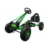 Jeździki dla dzieci - Gokart G3 NIEBIESKI, pompowane koła, hamulec ręczny - miniaturka - grafika 1