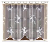 Firany - Firana żakardowa wzór 21219 300x160cm (z taśmą) - miniaturka - grafika 1