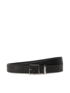 Calvin Klein Pasek Damski Branded Loop Square Belt 2.5_Mn K60K613244 Czarny - Paski - miniaturka - grafika 1