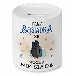 Skarbonka Dla Sąsiadki na Urodziny na Prezent z Nadrukiem ze Zdjęciem - Skarbonki - miniaturka - grafika 1
