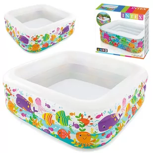 Intex Basen dmuchany Morskie Akwarium 159 x 159 x 50 cm - Akcesoria do basenów - miniaturka - grafika 2