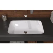 Umywalki - VILLEROY - BOCH 5A776001 Architectura Umywalka podblatowa, 570 x 370 x 175 mm, Weiss Alpin, z przelewem - miniaturka - grafika 1