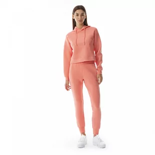 Damskie spodnie dresowe Guess Allie Scuba - koral - GUESS - Spodnie sportowe damskie - miniaturka - grafika 1