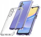 Etui i futerały do telefonów - Etui Do Samsung Galaxy A15 Anti-Shock Clear Case + Szkło Ochronne 9H - miniaturka - grafika 1