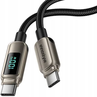 INNOSTYLE KABEL Z WYŚWIETLACZEM USB-C SZYBKIE ŁADOWANIE USB TYP C 100W 1M - Kable USB - miniaturka - grafika 1