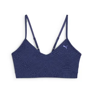 Damski Stanik sportowy PUMA MOVE CLOUDSPUN BRA AOP 52669146 – Fioletowy - Biustonosze - miniaturka - grafika 1