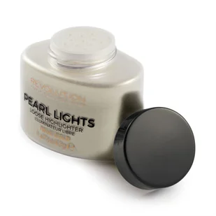 Revolution Makeup Makeup Revolution Puder rozświetlający Pearl Lights Loose Highlighter True Gold 25g - Rozświetlacze do twarzy i ciała - miniaturka - grafika 1