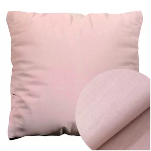 Poszewka Bawełna 50 x 50 Jednolita Ola Brudny Róż - Poszewki na poduszki - miniaturka - grafika 1
