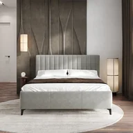Łóżka - Łóżko MELODY COMFORTEO tapicerowane : Rozmiar - 160x200, Pojemnik  - Z pojemnikiem, Tkanina - Wind 90 - miniaturka - grafika 1