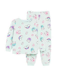 COOL CLUB Piżama w kolorze błękitnym - Piżamy dla dziewczynek - miniaturka - grafika 1