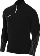 Koszulki i topy damskie - Nike Men's Długi rękaw Top M Nk Df Strk Dril Top, Czarny/Czarny/Antracyt/Biały, DV9225-010, L - miniaturka - grafika 1