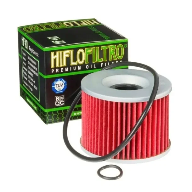 Filtr oleju HifloFiltro HF401 do Honda CB, CBX, GL / Kawasaki EL, EX, GPX,