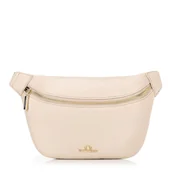 Nerki - Damska nerka ze skóry beżowa - miniaturka - grafika 1