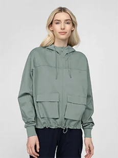Damska bluza dresowa z kapturem 4F BLD021 - Kurtki i kamizelki sportowe damskie - miniaturka - grafika 1