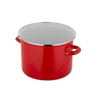 Garnki - Garnek emaliowany prosty gładki bez pokrywki 20 cm 3,9 l - miniaturka - grafika 1