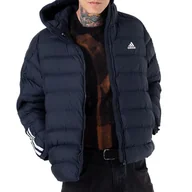 Kurtki męskie - Kurtka adidas Itavic 3-Stripes Midweight Hooded GT1686 - granatowa - miniaturka - grafika 1