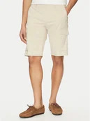 Spodenki męskie - Tommy Hilfiger Szorty materiałowe John MW0MW31244 Beżowy Regular Fit - miniaturka - grafika 1