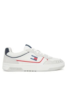 Tommy Jeans Sneakersy Tjm Cupsole Elevated EM0EM01585 Écru - Sneakersy męskie - miniaturka - grafika 1
