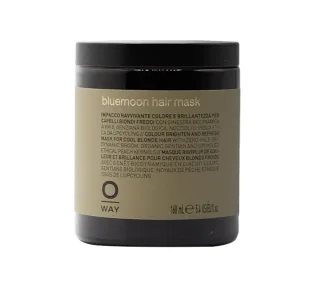 OWAY BLONDEWAY BLUEMOON MASKA DO WŁOSÓW BLOND ROZJAŚNIANYCH I SIWYCH 160ML - Maski do włosów - miniaturka - grafika 1