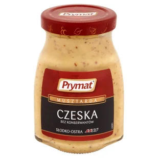 Prymat MUSZTARDA CZESKA 180 G zakupy dla domu i biura 13766357 - Musztardy - miniaturka - grafika 1