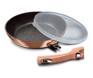 Berlinger Haus Patelnia z odpinaną rączka 28 cm BH/1949 Metallic Line Rose Gold Edition BH/1949 - Patelnie - miniaturka - grafika 2