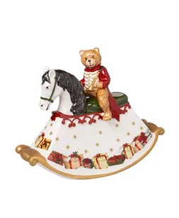 Świecznik Miś na koniu na biegunach Villeroy & Boch - Ozdoby bożonarodzeniowe - miniaturka - grafika 1
