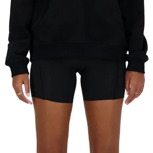 Spodenki New Balance WS41271BK - czarne - Spodnie sportowe damskie - miniaturka - grafika 1