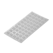 Akcesoria do drzwi - Odbojniki meblowe samoprzylepne transp.x50 śr.8x2 - miniaturka - grafika 1