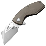 Noże - Nóż składany Bestech Lizard Beige G10, Satin/Bead Blast D2 (BG39C) - miniaturka - grafika 1