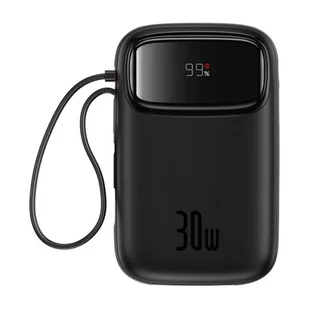 Powerbank Baseus QPow 2 10000mAh 30W 2xUSB-C (czarny) - Powerbanki - miniaturka - grafika 1