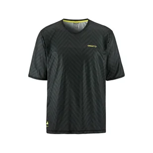 Męska Koszulka z krótkim rękawem CRAFT CORE OFFROAD XT SS JERSEY M 1914561-999000 – Czarny - Koszulki męskie - miniaturka - grafika 1