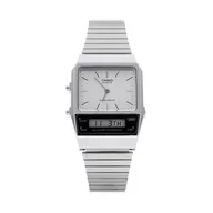 Zegarki damskie - Zegarek Casio AQ-800E-7AEF Silver/White - miniaturka - grafika 1