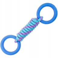 Zabawki dla psów - Zabawka Dla Psa Dwa Ringi I Sznur Dla Szczeniaka - miniaturka - grafika 1