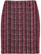 Spódnice - TAIFUN Krótka spódnica wykonana ze strukturalnego materiału Różowy 44/L - miniaturka - grafika 1