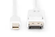 Kable komputerowe i do monitorów - ASSMANN Electronic mini DP - DP, 3m mini DisplayPort DisplayPort Biały - miniaturka - grafika 1