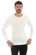 Koszulki męskie - Brubeck, Koszulka męska z długim rękawem, Comfort Wool, rozmiar XXL - miniaturka - grafika 1