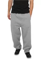 Spodenki męskie - Urban Classics Męskie spodnie dresowe ze sznurkiem, spodnie sportowe z elastycznym zamkiem błyskawicznym, luźne dopasowanie, szare, 3XL - miniaturka - grafika 1