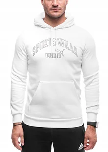 PUMA bluza męska z kapturem sportowa bawełniana ciepła Hoodie roz. S - Bluzy męskie - miniaturka - grafika 1