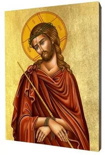 Ikona Chrystus Ecce Homo - Oto człowiek - Ikony i obrazy sakralne - miniaturka - grafika 1
