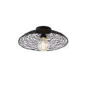 Oprawy, klosze i abażury - QAZQA Orientalna lampa sufitowa czarna 40 cm - Glan - miniaturka - grafika 1