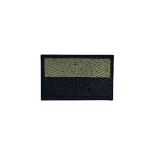 Patch - Naszywka na Flaga Polski z Orłem Gaszona 68mm x 44mm - Odzież taktyczna i umundurowanie - miniaturka - grafika 1
