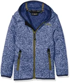 Kurtki i płaszcze dla dziewczynek - CMP Dziewczęca kurtka polarowa niebieski Cobalto-Olive-Blue 176 3H19825 - miniaturka - grafika 1