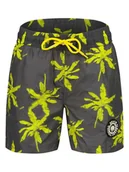 Kąpielówki dla chłopców - Vingino Szorty kąpielowe w kolorze antracytowo-żółtym - miniaturka - grafika 1