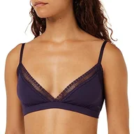 Koszulki i topy damskie - Sloggi Damski GO Ribbed Bralette Top, Blueberry, M, niebieski (Blueberry), M - miniaturka - grafika 1