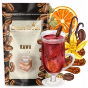 Cappuccino i kawy smakowe - Kawa Mielona Smakowa Świąteczna Zimowy Grzaniec Arabica 200 G Green Touch - miniaturka - grafika 1