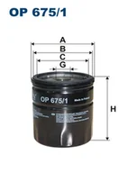 Filtry oleju - Filtr oleju Filtron OP 675/1 - miniaturka - grafika 1