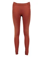 Spodnie sportowe damskie - Odlo Legginsy sportowe w kolorze czerwonym - miniaturka - grafika 1
